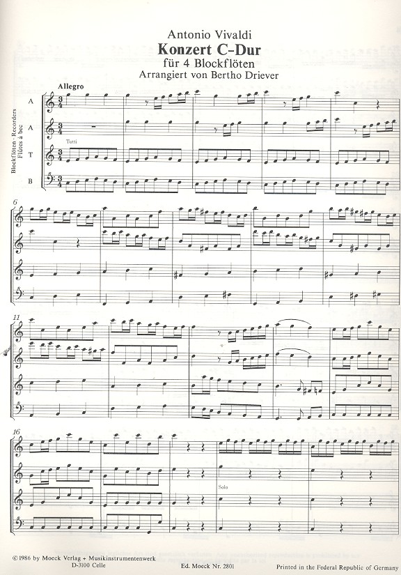 Konzert C-Dur für