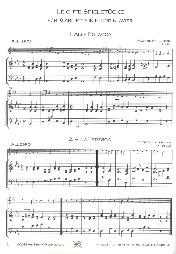 Leichte Spielstücke (+CD)