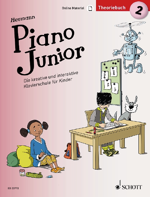 Piano junior - Theoriebuch Band 2 (+Online-Material)