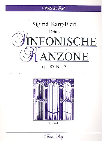 Sinfonische Kanzone Nr.3 op.85,3