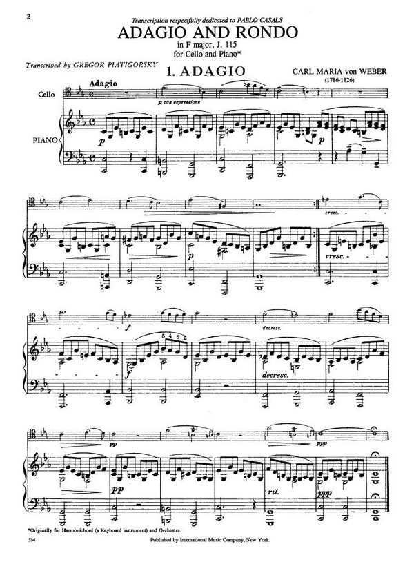 Adagio and Rondo F major