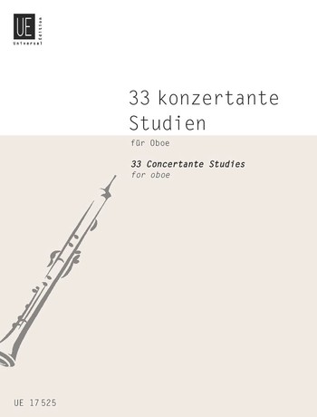 33 konzertante Studien für Oboe