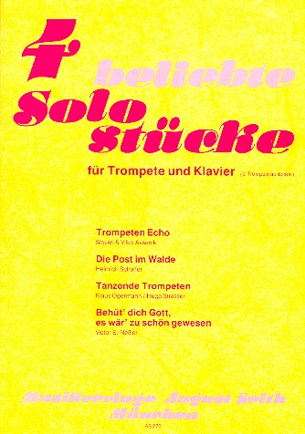 4 beliebte Solostücke für Trompete