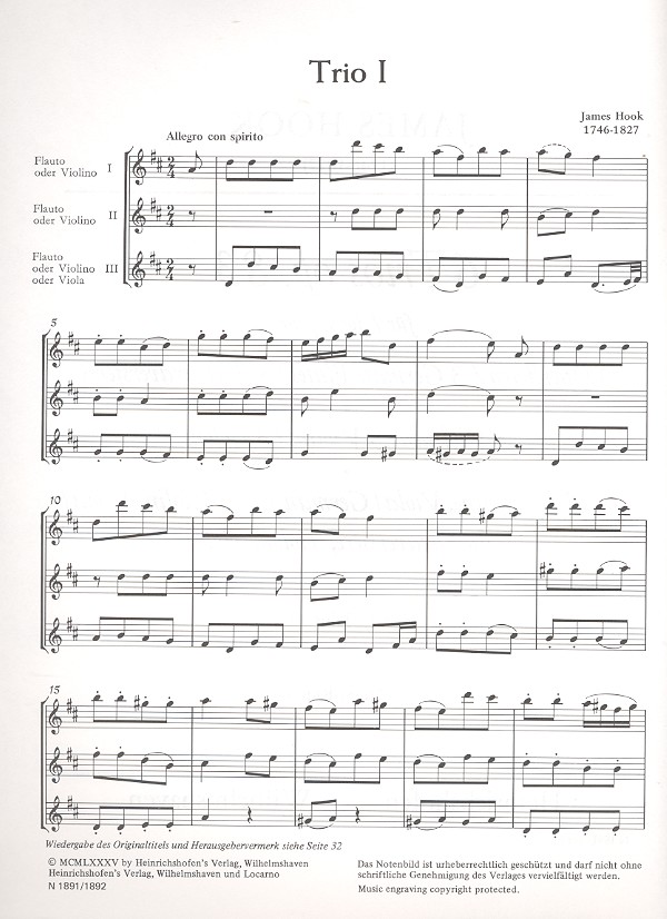 6 Trios op.83 Band 1 (Nr.1-3)