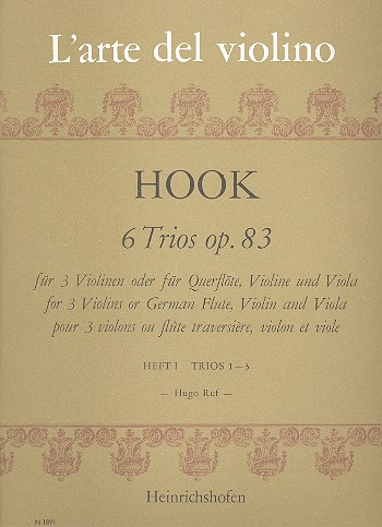 6 Trios op.83 Band 1 (Nr.1-3)