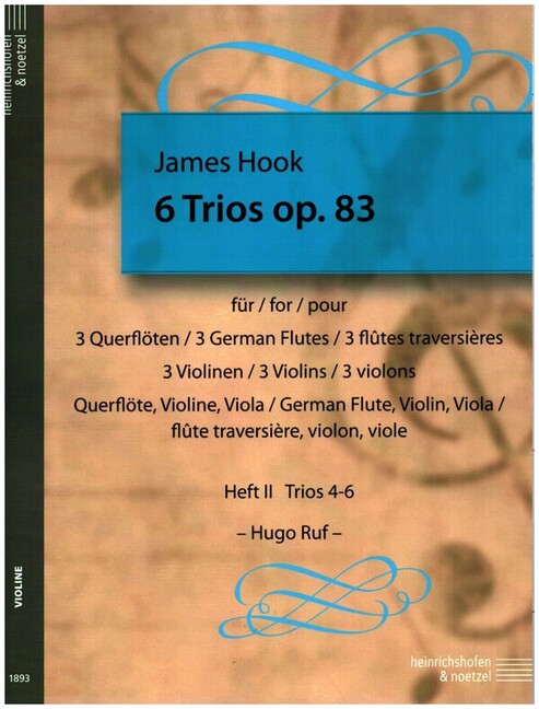 6 Trios op.83 Band 2 (Nr.4-6)