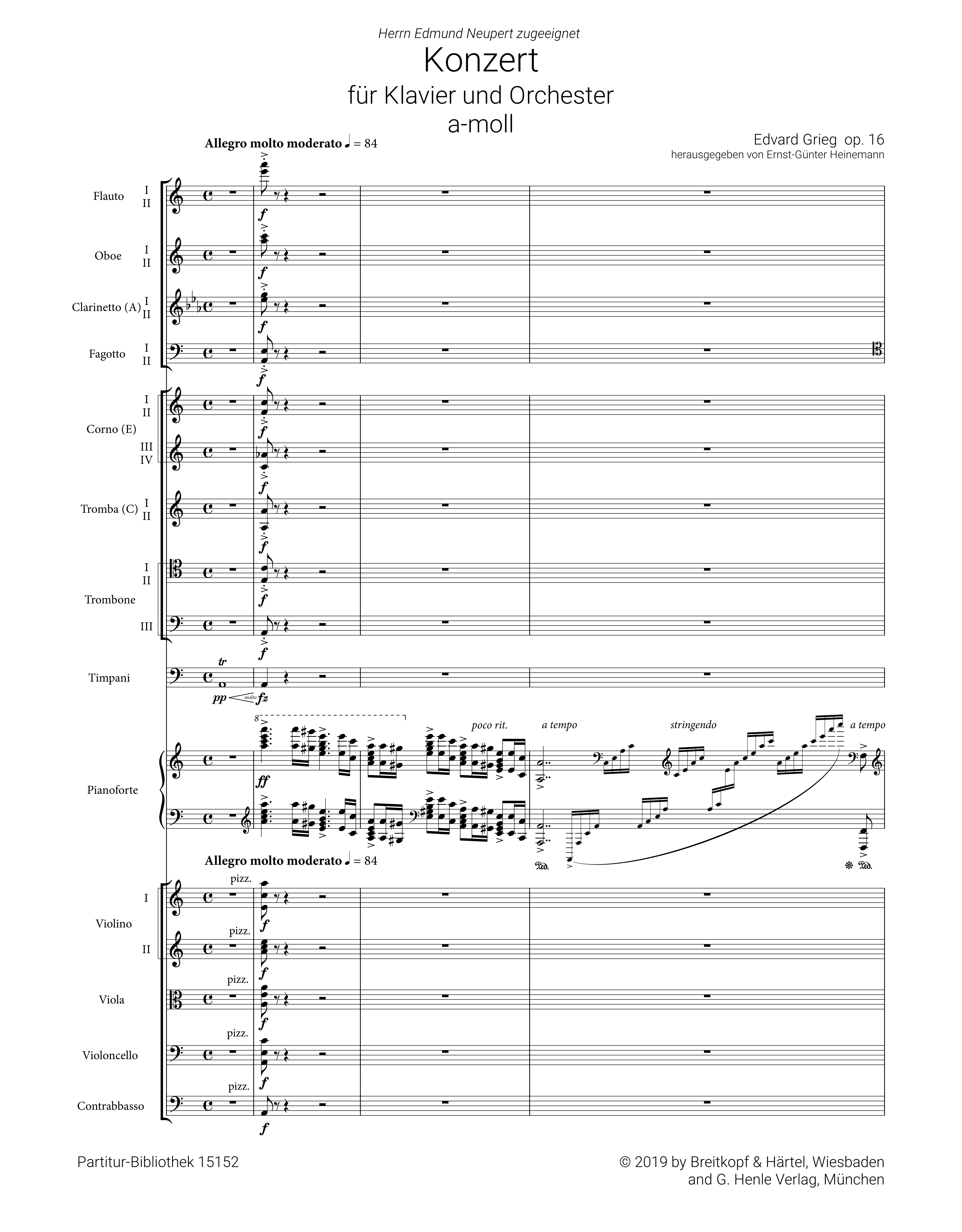 Konzert a-Moll op.16