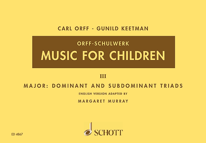Music for Children vol.3 - major dominant and subdominant triads