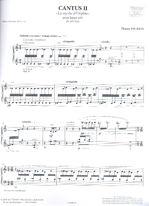 Cantus no.2 - Le mythe d'Orphée