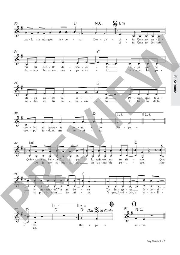 Easy Charts Playalong Band 9 (+Online Audio)