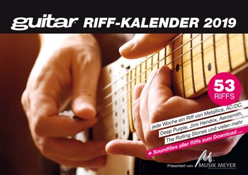 Guitar Riff Kalender 2019