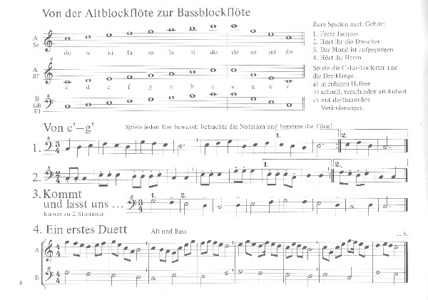 Warum nicht Bassblockflöte