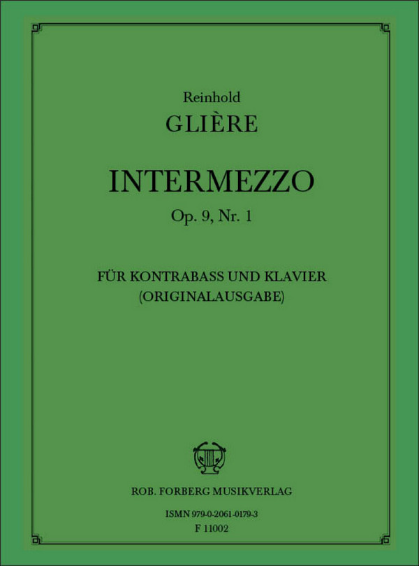 Intermezzo op.9,1 für Kontrabaß und