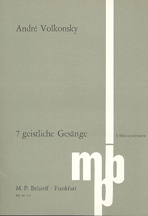 7 geistliche Gesänge