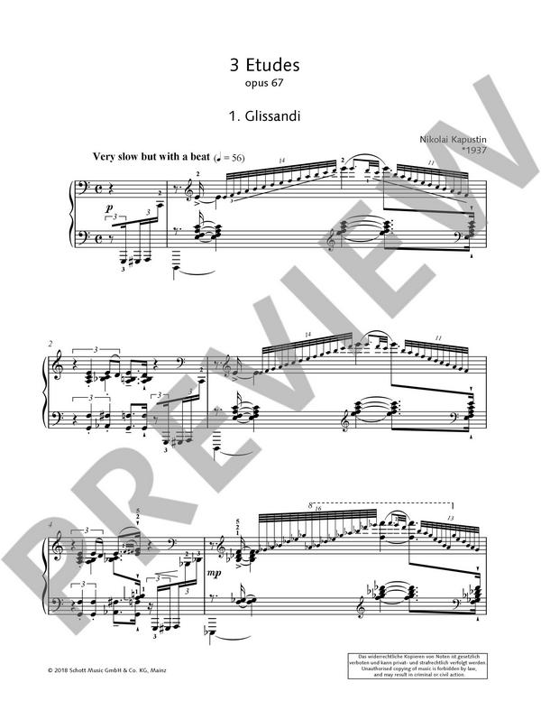 3 Etudes op. 67