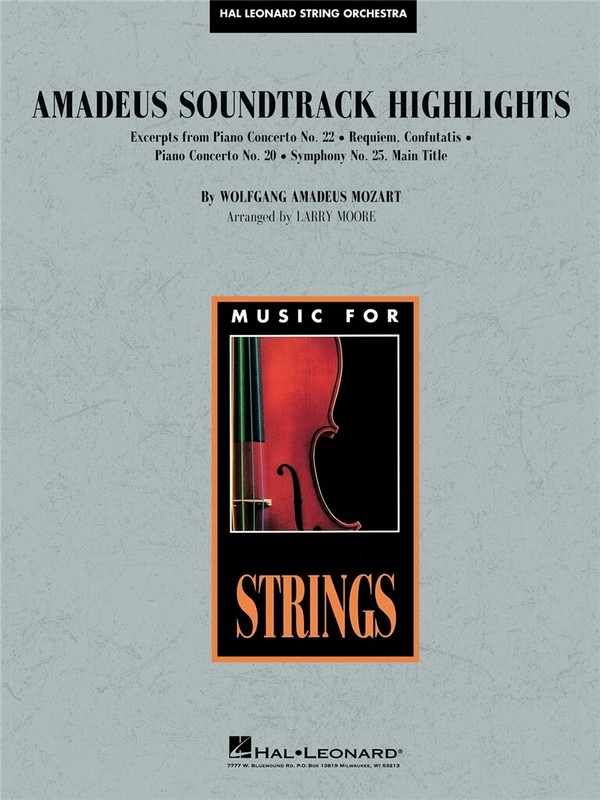 HL04492254 Amadeus Soundtrack Highlights: