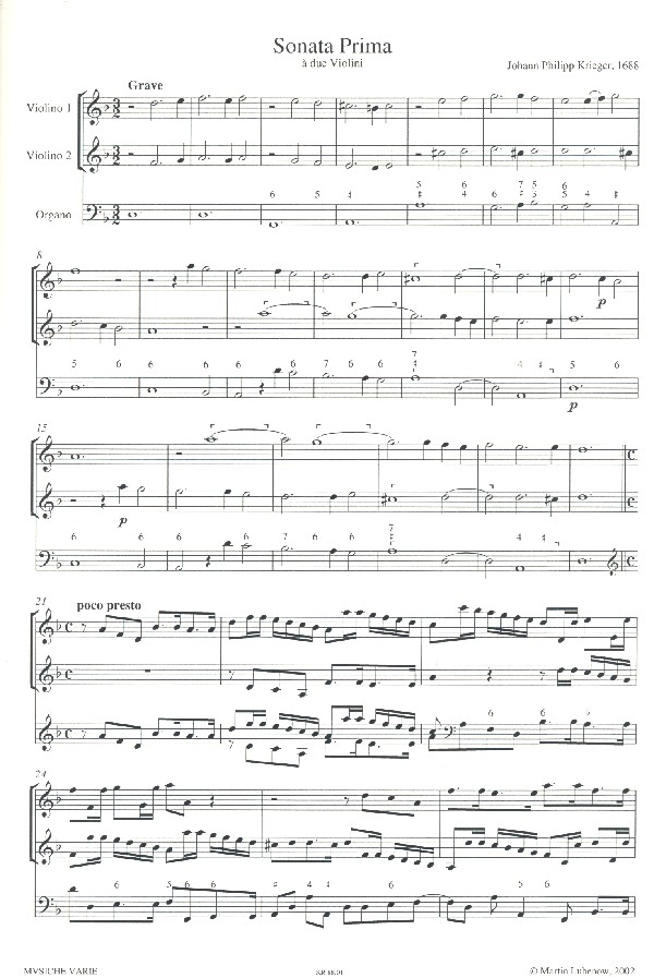 12 Triosonaten Band 1-4