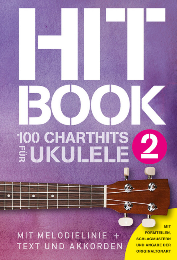Hitbook Band 2 - 100 Chart Hits für Ukulele