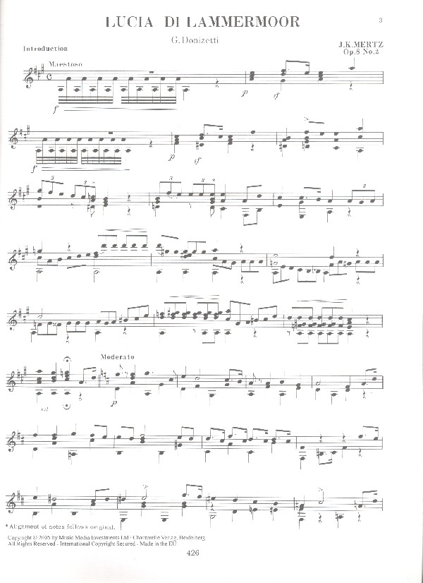 Guitar Works vol.10 Opern-Revue op.8