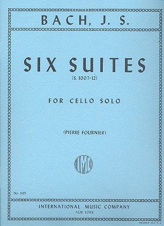 6 Suites BWV1007-1012