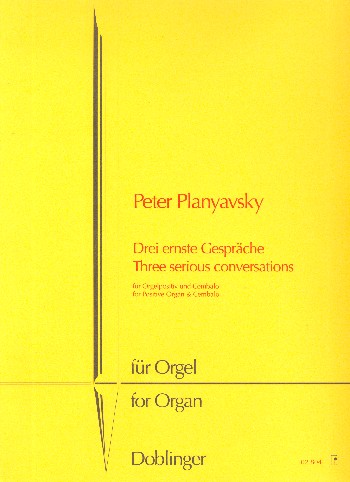 3 ernste Gespräche für Cembalo