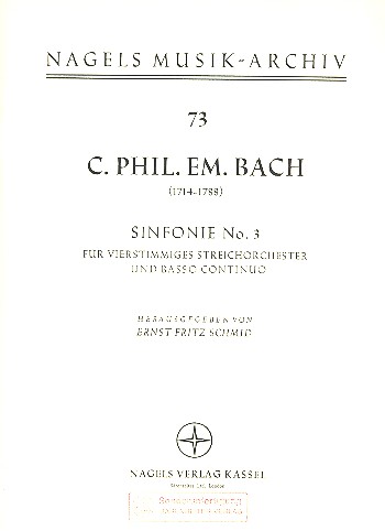 Sinfonie C-Dur Nr.3 Wq182,3