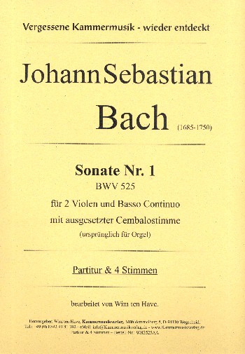 Sonate Nr.1 BWV525