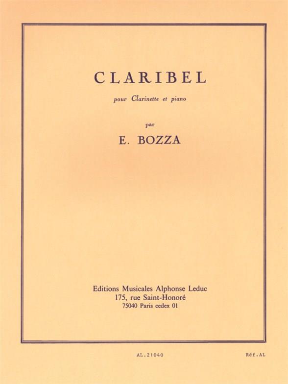Claribel pour clarinette