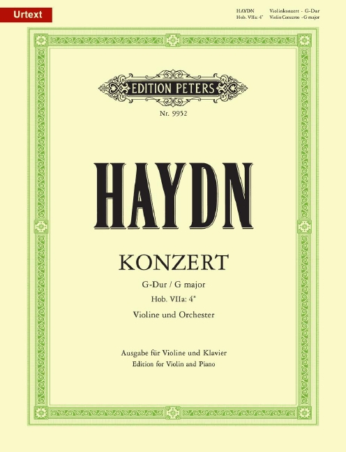 Konzert G-Dur Hob.VIIa:4 für Violine und Orchester