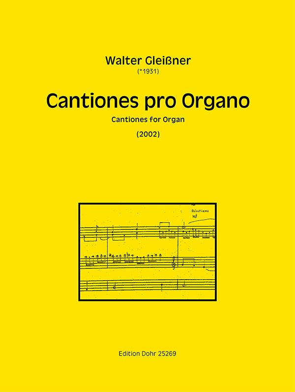 Cantiones pro organo