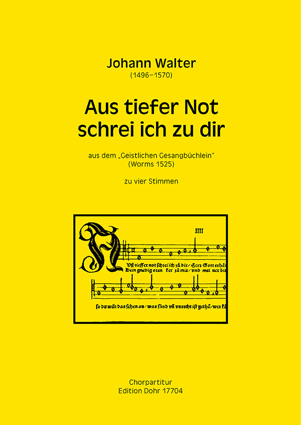 Aus tiefer Not schrei ich zu dir