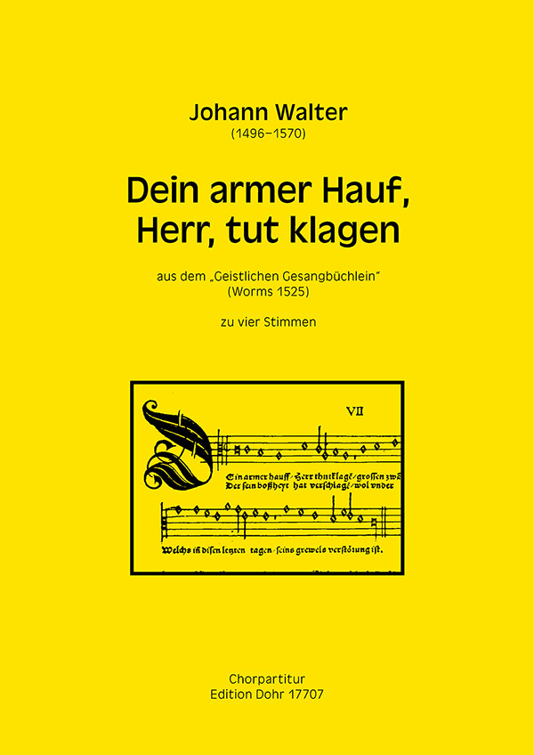 Dein armer Hauf Herr tut klagen