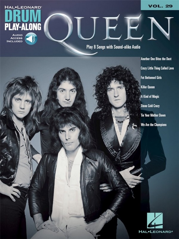 Queen - drum playalong vol.28 (+Audio Online Access):