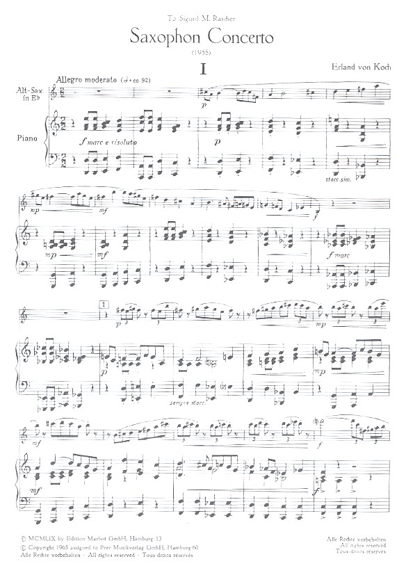 Saxophone Concerto