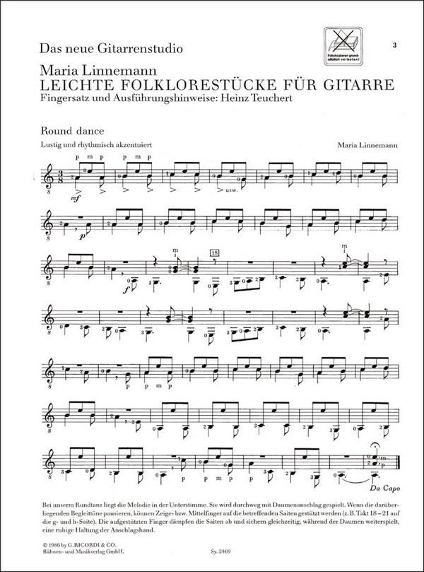 Leichte Folklorestücke