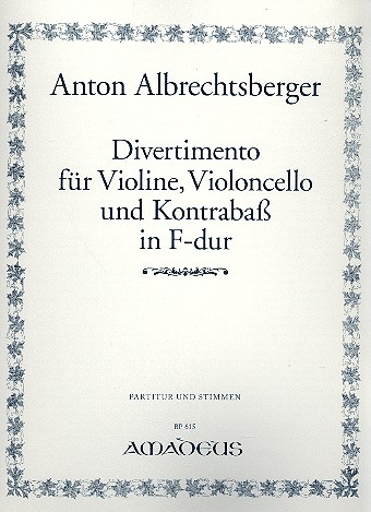 Divertimento F-Dur für Violine,