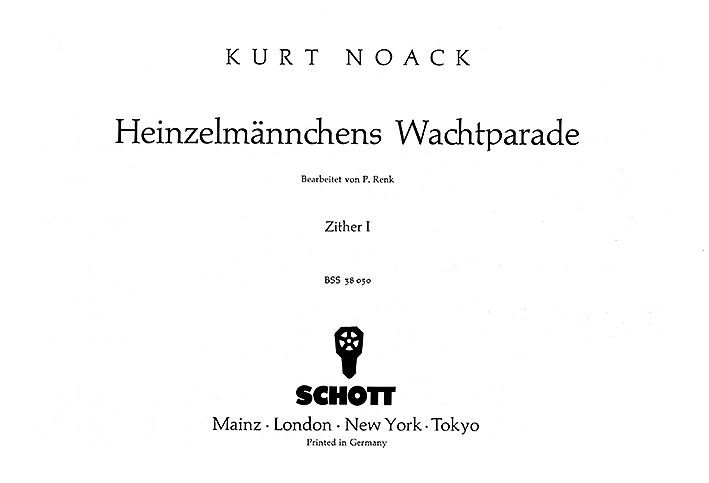 Heinzelmännchens Wachtparade op.5