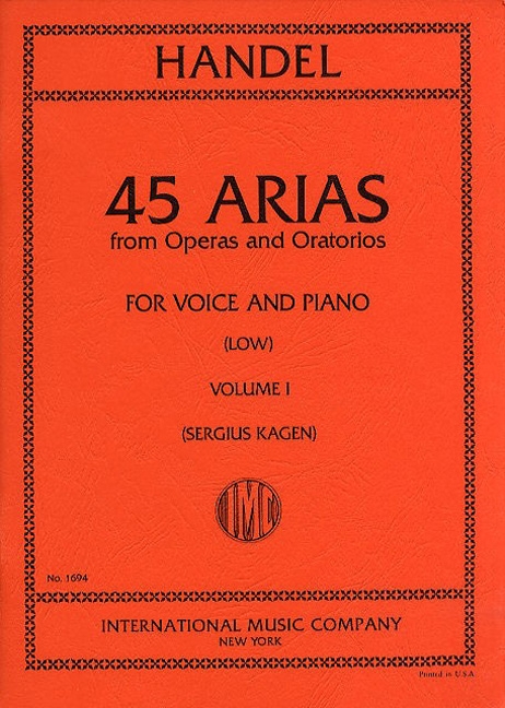 45 Arias from Operas and Oratorios vol.1