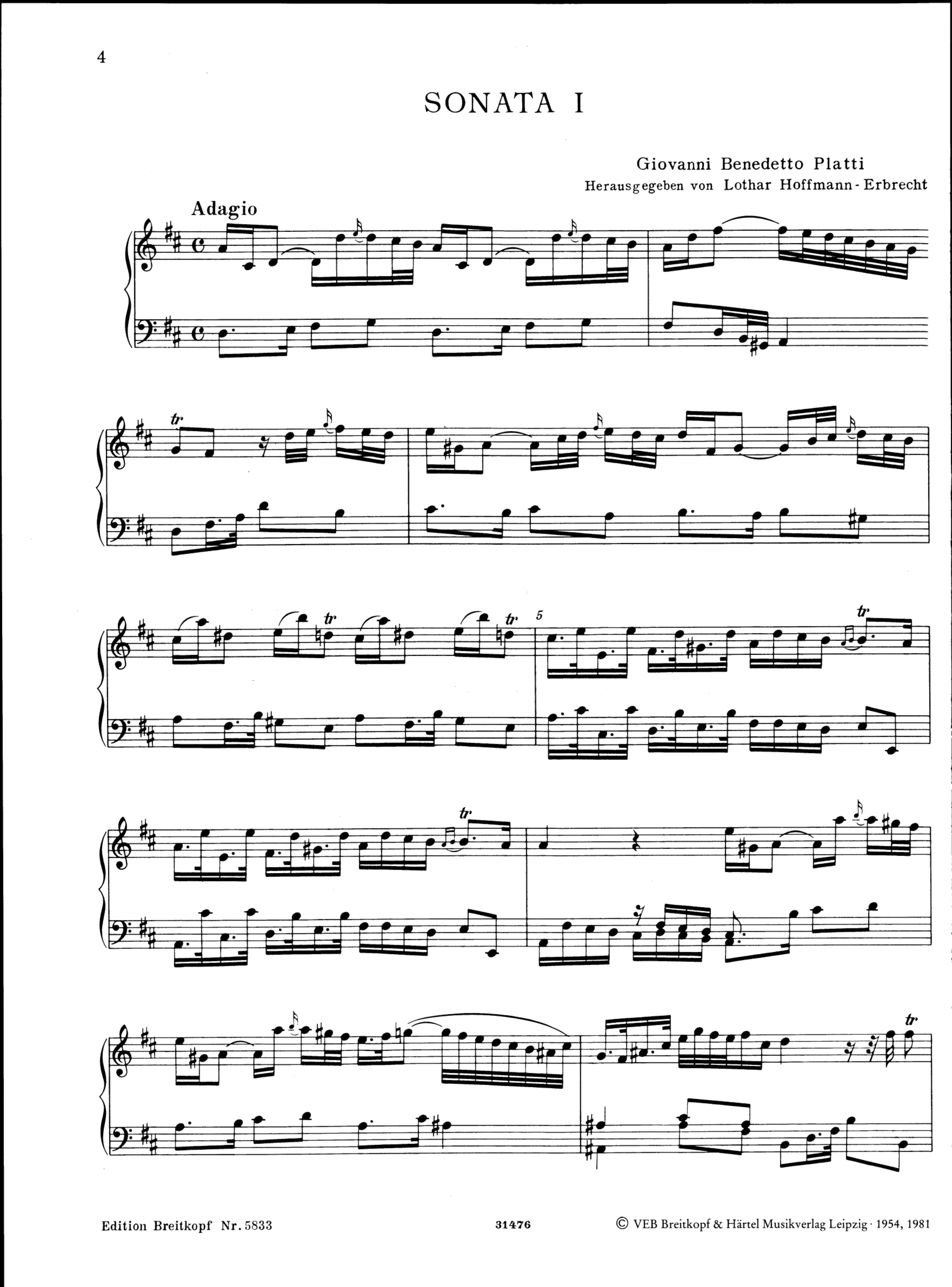 12 Sonaten Band 1 (Nr.1-6)