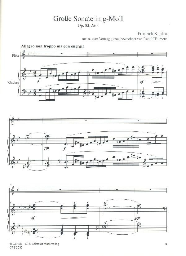 Große Sonate g-Moll op.83,3