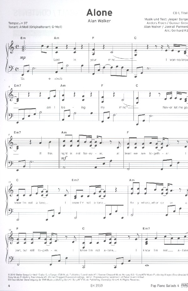 Die 40 besten Pop Piano Ballads Band 4