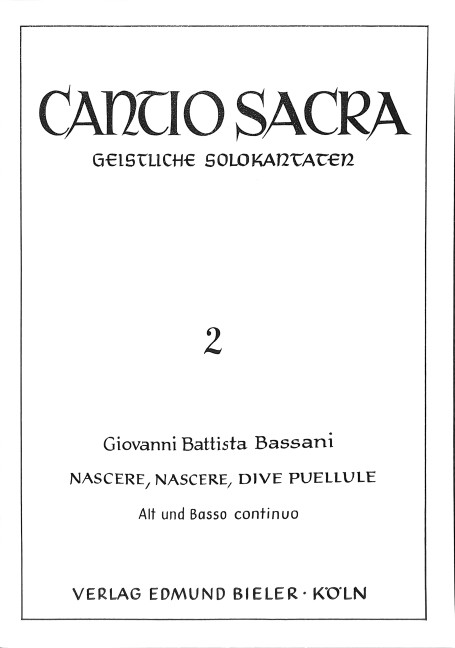 Nascere, nascere, dive puellule