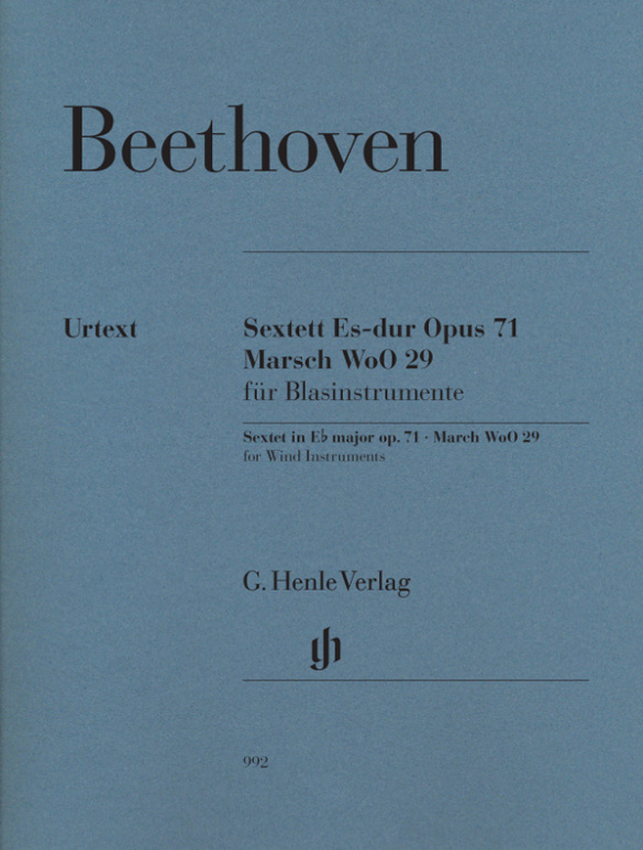 Sextett Es-Dur op.71  und  Marsch WoO29
