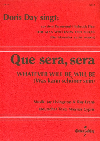 Que sera sera: für Akkordeon