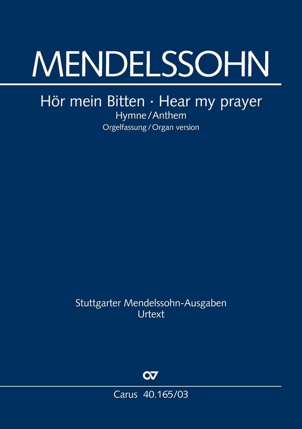 Hör mein Bitten (in der Orgelfassung)