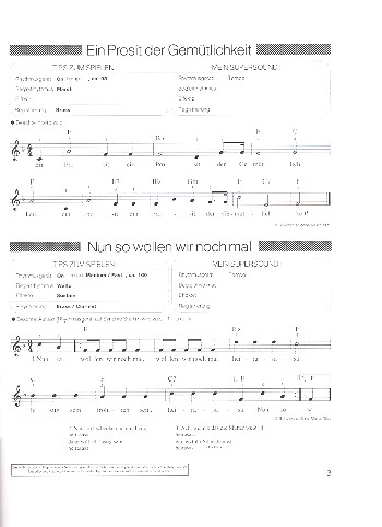 Stimmungslieder 1- 19 neue Arrangements