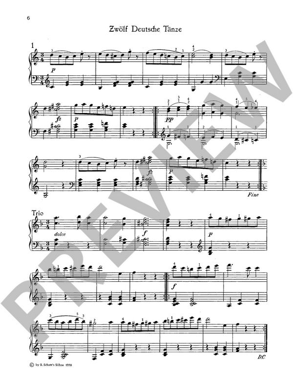 Tanzbüchlein für Klavier