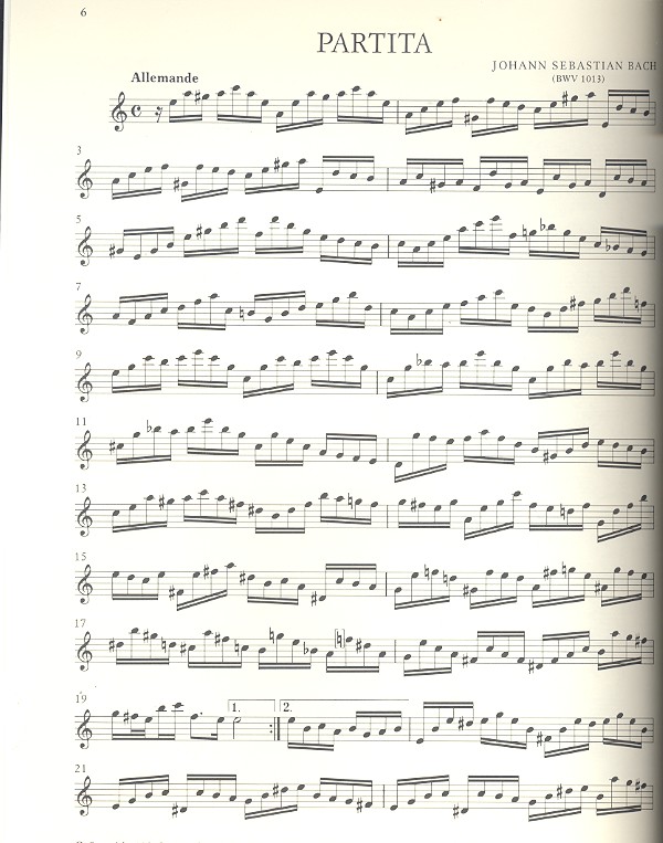 Partita a-Moll BWV1013