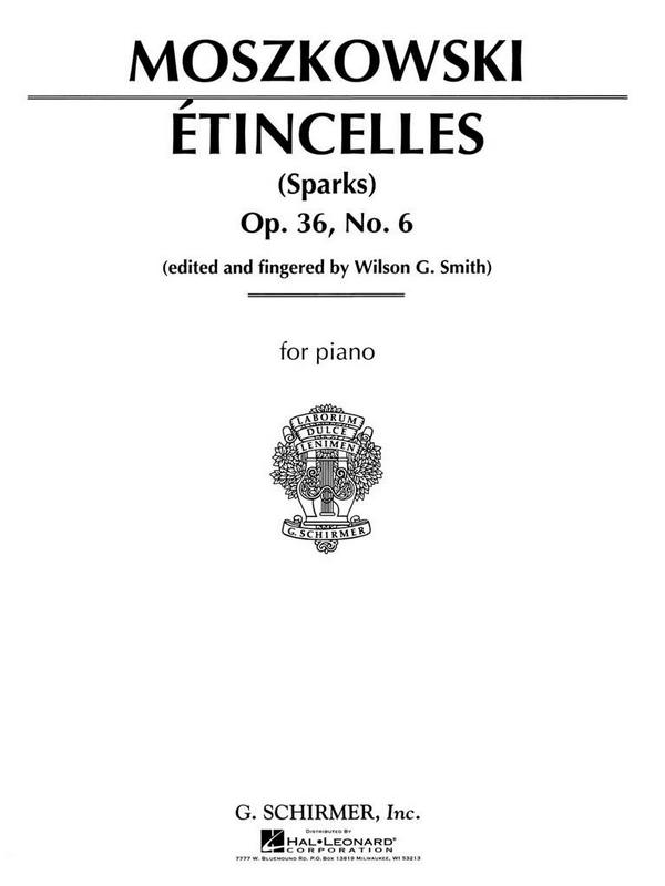 Etincelles op.36,6 for piano