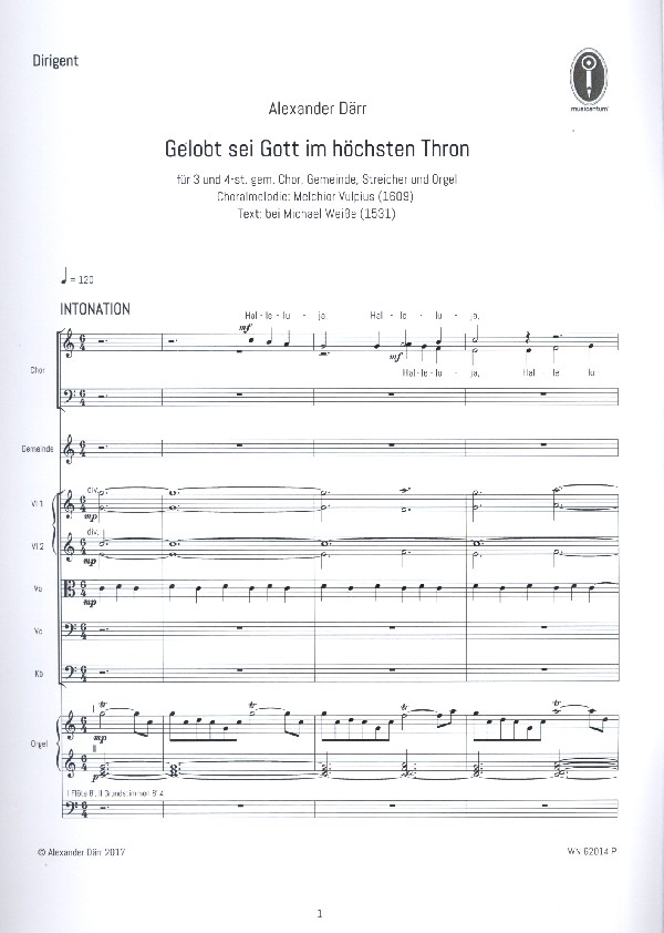 Gelobt sei Gott im höchsten Thron